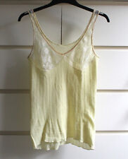 DDR Vintage Damen Unterhemd mit Spitze Gr. 46 Retro Ostalgie