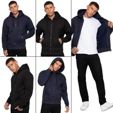 Enzo Herren Sherpa Hoodie Zip