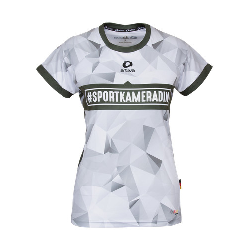 Laufshirt crystal polygon - laufshirt, >crystal<