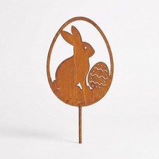Osterdeko osterhase mit ei - osterdeko,