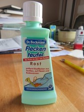 Fast leere alte Verpackung Dr. Beckmann Fleckenteufel delta pro natura Isenburg