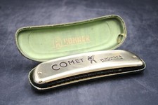 M. Hohner Comet Harmonika Mundharmonika Vintage Made in Germany mit OVP