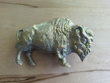 Bison Büffel Aus Messing