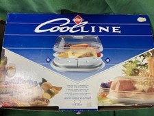 Servierplatte kühlend mit Haube Kühlplatte oval mit Kühlakkus von Vitri Coolline