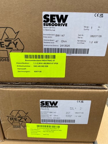 Sew eurodrive bremswiderstand - sew,