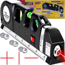 Laser Wasserwaage Linienlaser Maßband Laserwasserwaage Multifunktion Lineal Reto
