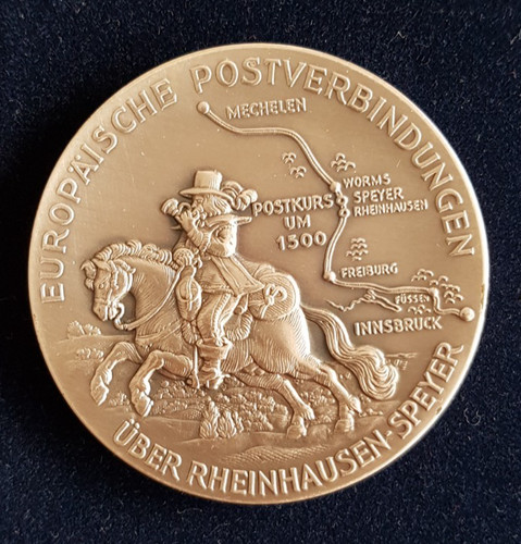 Medaille 500 jahre post - medaille,