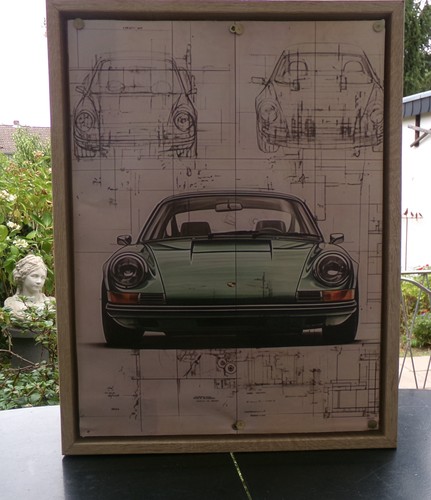 Porsche grün leinwanddruck - porsche,