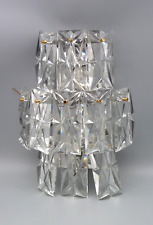 Kristallglas Prismaglas Wandleuchte Kinkeldey? 11 Prismen- ungetestet- Mängel