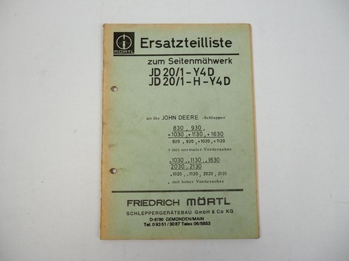 Mörtl jd20 seitenmähwerk - jd20,