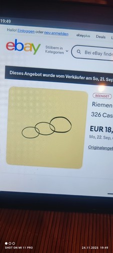 Riemen set für marantz 326 - marantz,