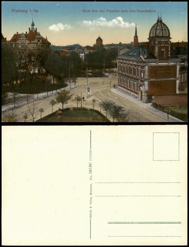 Freiberg blick über - (sachsen),