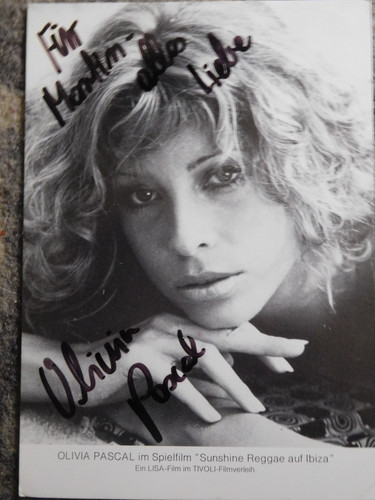 Olivia pascal autogramm - ,