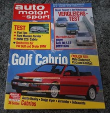 AMS 12/1993 VW Golf Cabrio