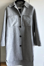 Mantel Marc O‘ Polo Gr. 36 S grau modern Long Jacke Wollmantel Übergang