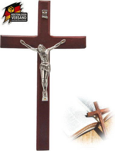 Holzkreuz wanddeko 20cm - holzkreuz,