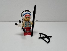 LEGO System Western Minifigur Indianer Häuptling Indian Chief aus 6746
