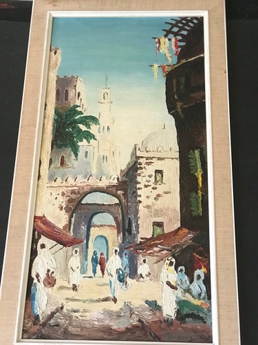 Orientalische straßenszene - orientalische,