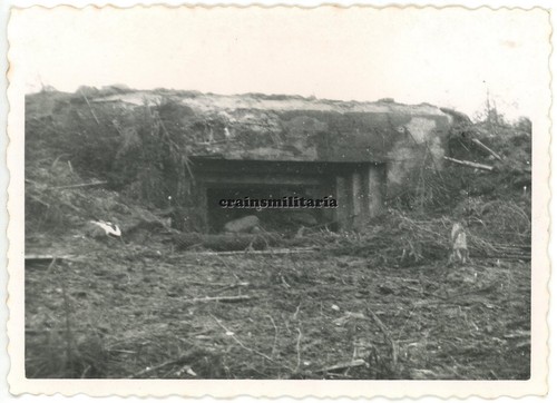 Orig foto zerstörte bunker - orig.,