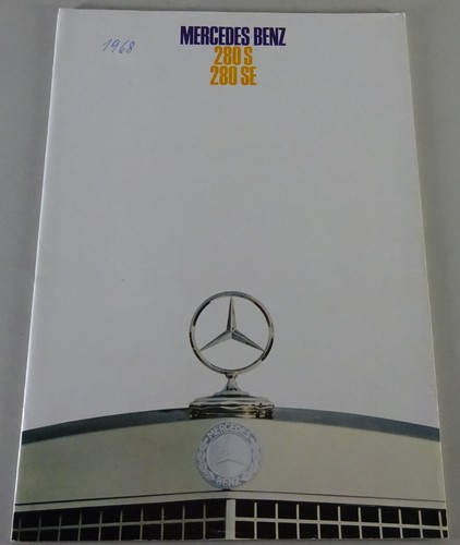 Prospekt brochure mercedes - prospekt,