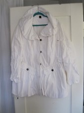 MS Mode Ballon Jacke Übergang Mantel Gr. XXL 2XL 48 weiß