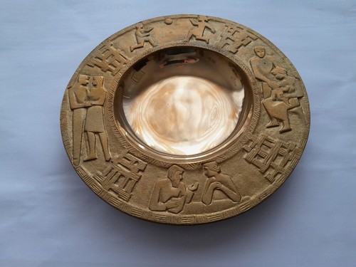 Bronze wandteller motiv - wandteller,,