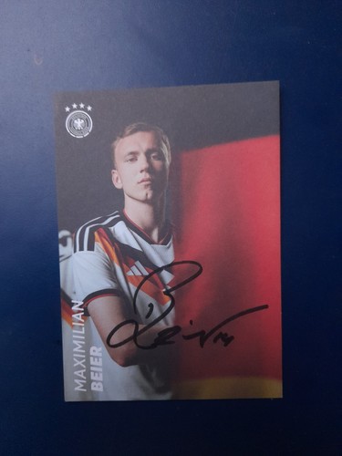 Dfb autogrammkarte maximilian - autogrammkarte,