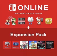 Nintendo Switch Online + Expansion Pack • 12 Month Membership (For Switch 1 + 2)