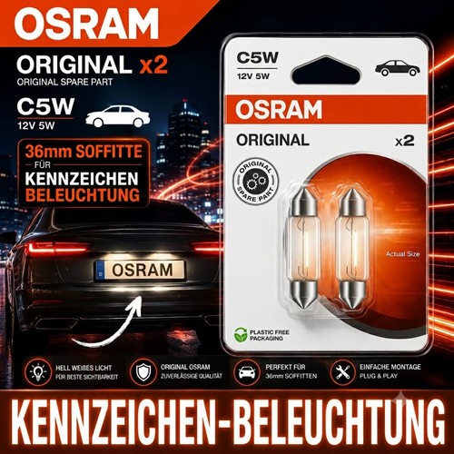 Osram 36mm soffitte c5w - 2x,
