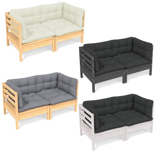 Sitzer gartensofa mit kissen - 2-sitzer-gartensofa,