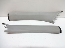 Orig. Mercedes CLK W208 Mopf Cabrio Satz A-Säulen Verkleidung Innen Grau Leder