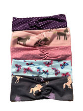 Knotenstirnband Stirnband Haarband Pferde Einhorn Schmetterling Handmade Mädchen