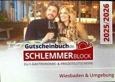 Schlemmerblock Wiesbaden + Umgebung 2025/2026 gültig ab sofort bis 01.12.26