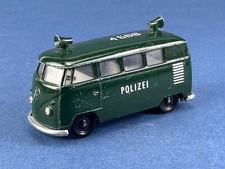 1:55 SIKU V-Serie V-211/212 Volkswagen VW-Bus T1 POLIZEI Lautsprecherwagen 1963