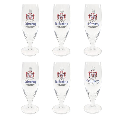 Fürstenberg bierglas tulpe - 6x,
