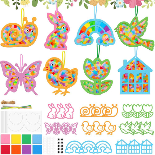 Fensterbilder frühling ostern - fensterbilder, frühling,ostern