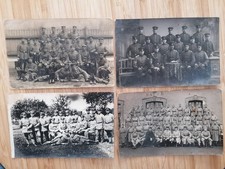 4 AK  Militär WK1 Soldaten Gruppen-Foto, Lot Konvolut Sammlung, Kleinformat