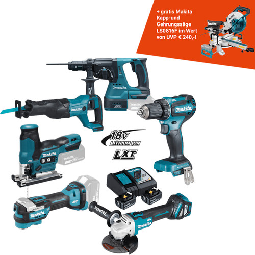 Makita mega set 18v combokit - set,