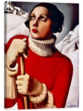 Leinwandbild Saint Moritz - Tamara de Lempicka