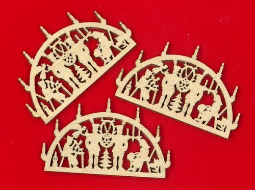 10er set mini schwibbogen - 10er, mini-schwibbogen