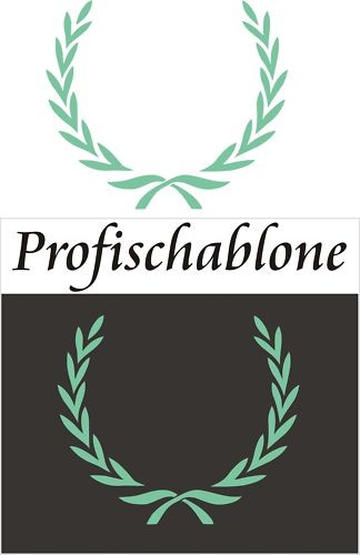 Stück dekorschablone - 1,