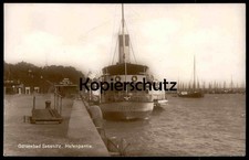 ALTE POSTKARTE SASSNITZ HAFENPARTIE DAMPFER FREIA STETTIN HAFEN RÜGEN SCHIFF shi