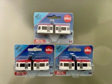 3 Stück: NEU Original Siku 1011 Straßenbahn Tram Metall NEU/OVP
