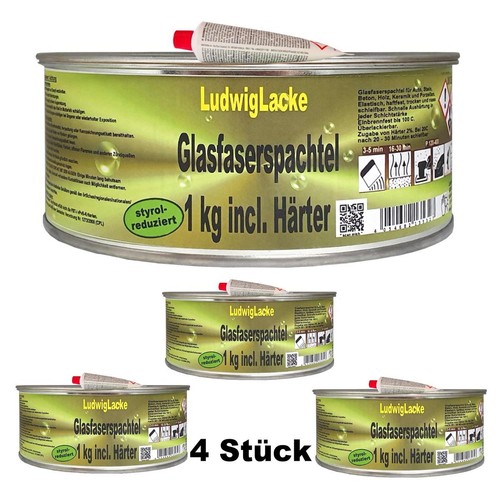 Glasfaserspachtel 1kg - glasfaserspachtel, 4