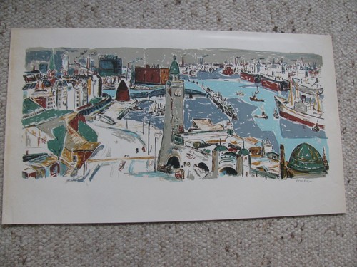 Tom hops hamburg lithographie - hamburg,