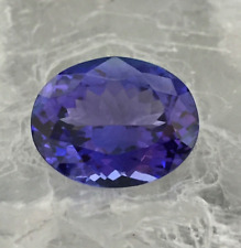 Wertvoller loser Tansanit von ca. 10,56ct + Report von DSEF Idar-Oberstein 2025.