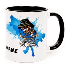 Schlagzeug Spieler Tasse Namen