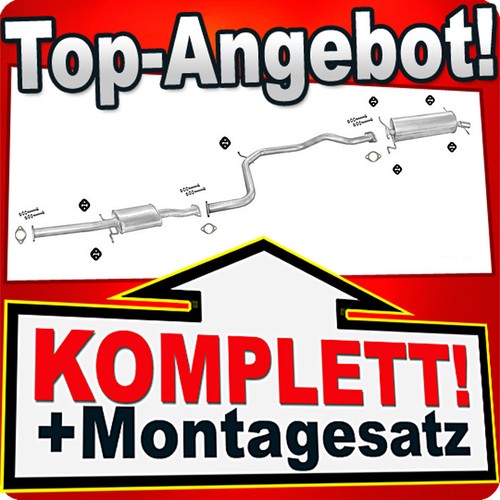 Auspuff für mazda 626 - 626, iii