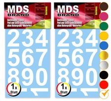 4cm Zahlen Aufkleber /pk |