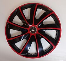 4 Radkappen Radzierblenden fur Mercedes A B C E W124 W210 W202 13" Rot